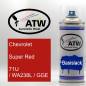 Preview: Chevrolet, Super Red, 71U / WA238L / GGE: 400ml Sprühdose, von ATW Autoteile West.
